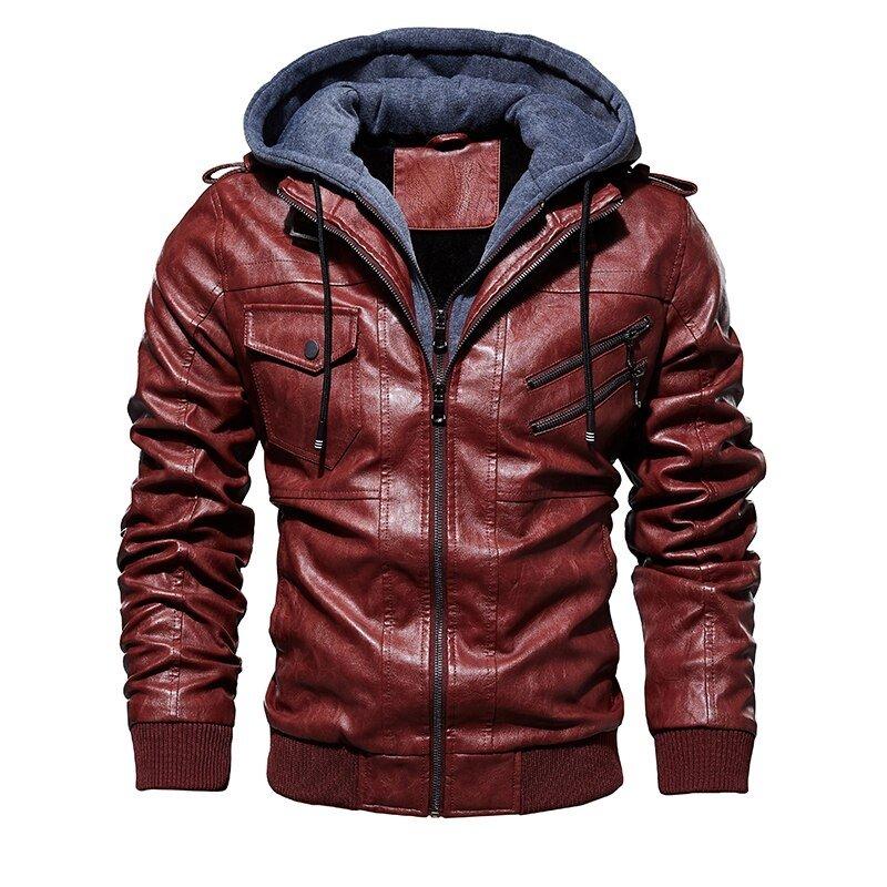 Jaqueta de Couro Masculina Premium - TechnoLoja
