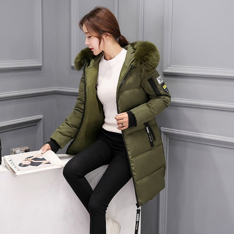 Jaqueta de Inverno Feminina Longa - TechnoLoja