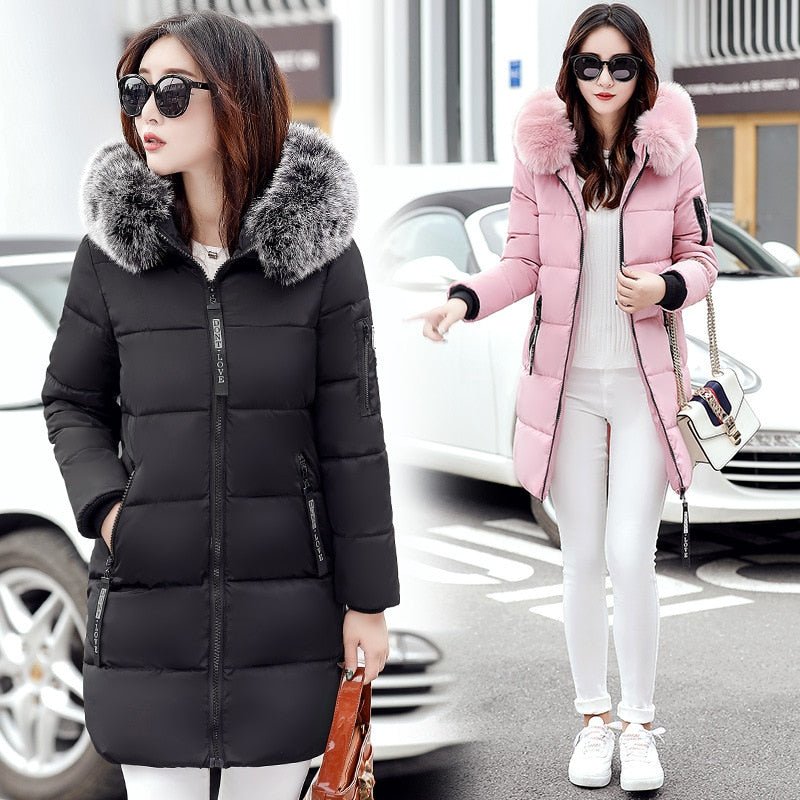 Jaqueta de Inverno Feminina Longa - TechnoLoja