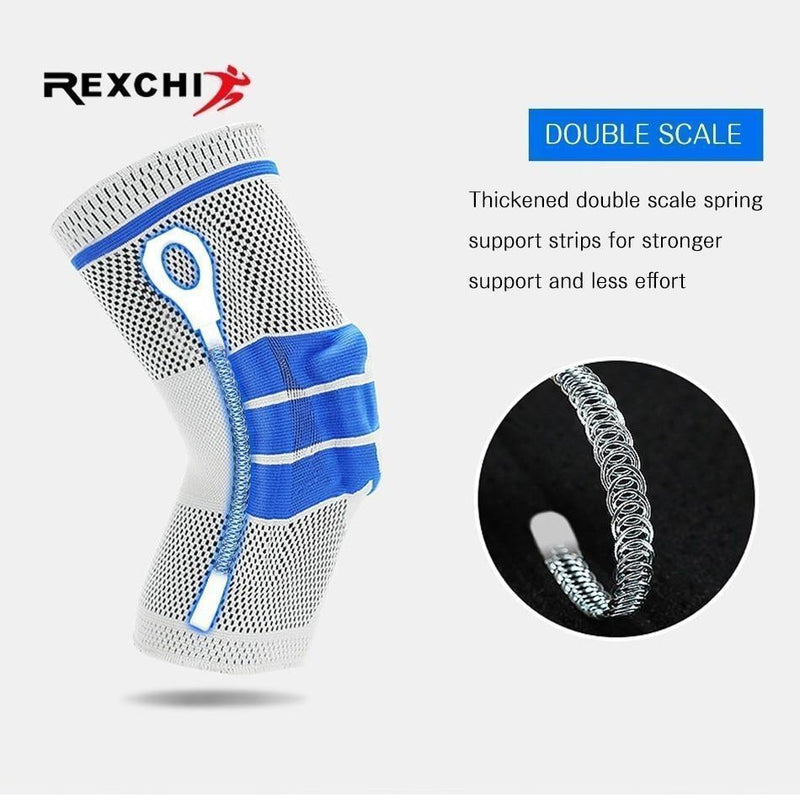 Joelheira L3 Silicone Acolchoado Fitness - TechnoLoja