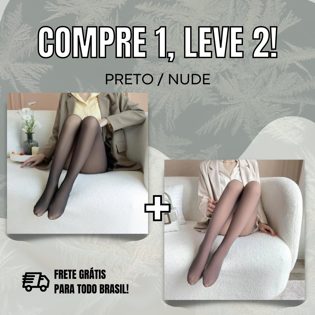 Meia-calça de Lã Translúcida para Pernas Perfeitas (COMPRE 1, LEVE 2) - TechnoLoja