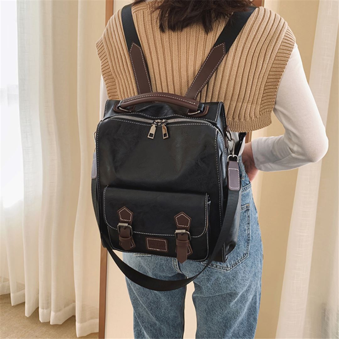 Mochila de Couro Feminina - Frete Grátis - TechnoLoja