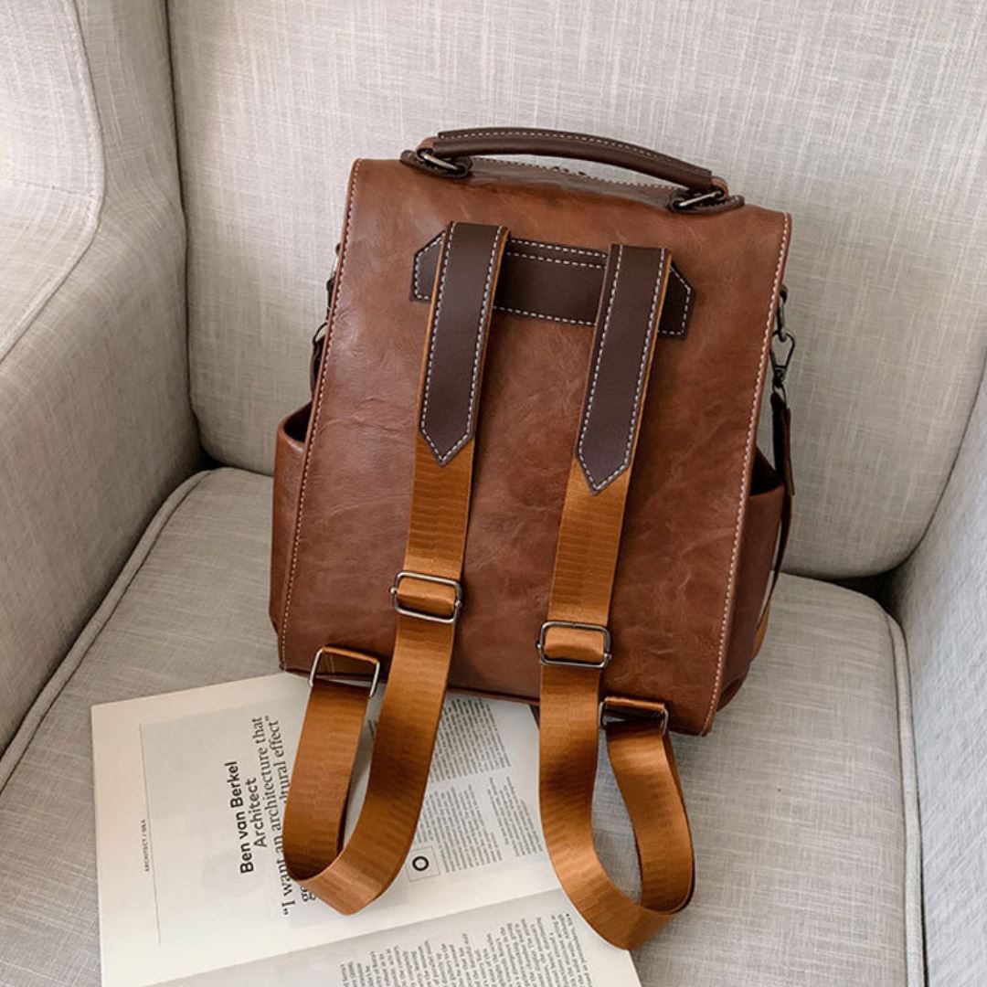 Mochila de Couro Feminina - Frete Grátis - TechnoLoja