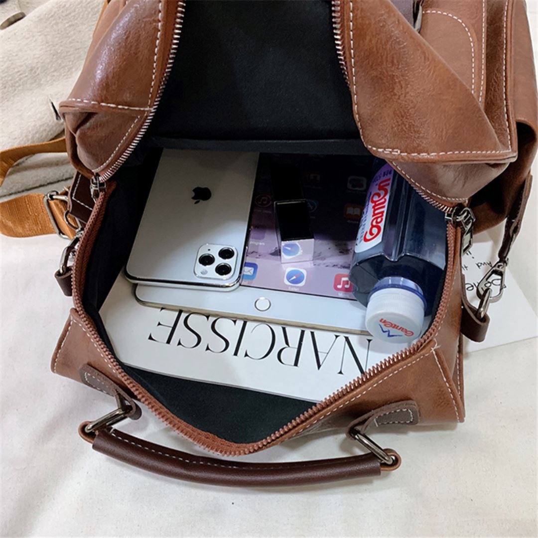 Mochila de Couro Feminina - Frete Grátis - TechnoLoja