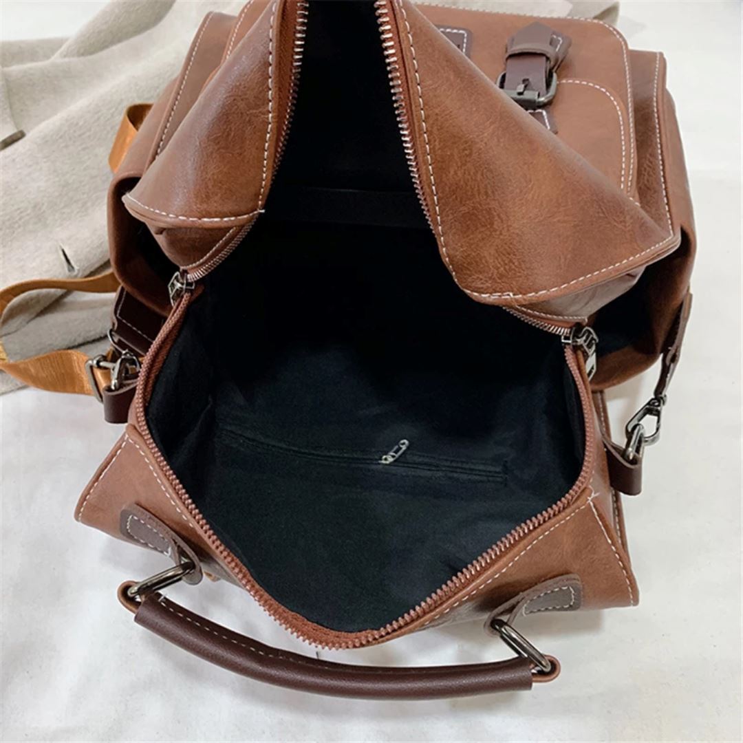 Mochila de Couro Feminina - Frete Grátis - TechnoLoja