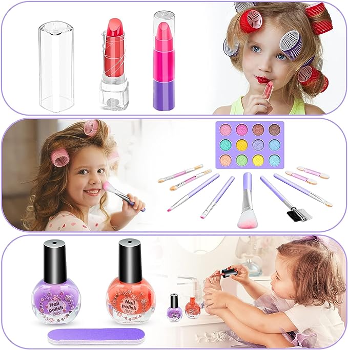 MyLittleMakeUp © - Kit de Maquiagem Infantil Lavável com Água Montessori - TechnoLoja