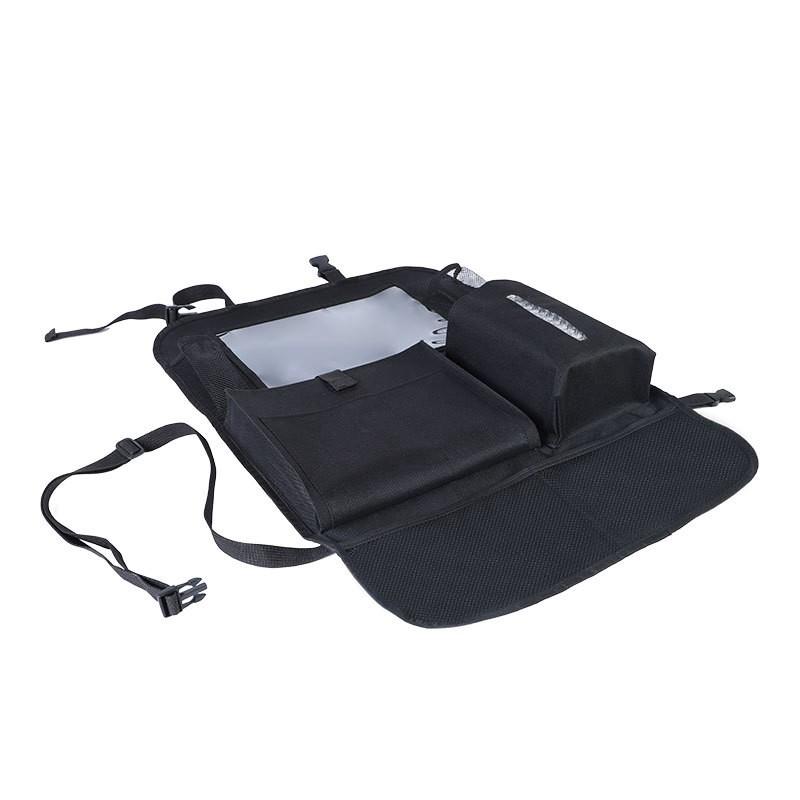 Organizador Do Banco Traseiro Do Carro Protetor De Encosto Com Suporte Para Ipad Vários Bolsos - TechnoLoja