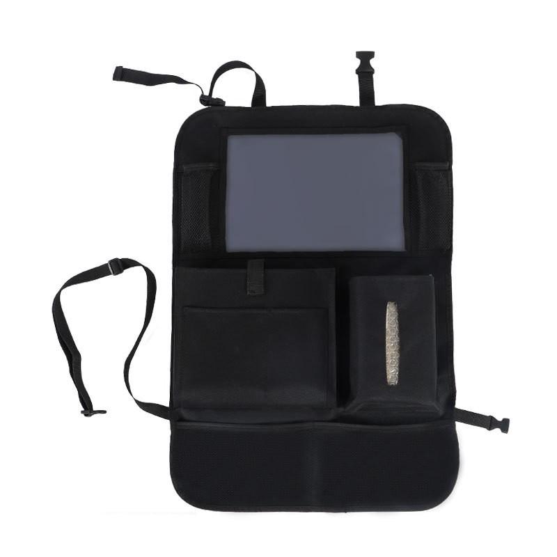 Organizador Do Banco Traseiro Do Carro Protetor De Encosto Com Suporte Para Ipad Vários Bolsos - TechnoLoja