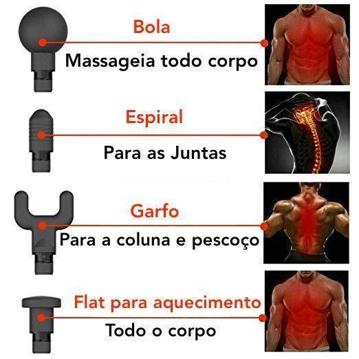 Pistola Power Massagem - Phoenix A2 - TechnoLoja