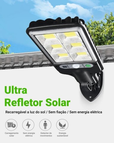 Refletor Solar LED Sustentável - TechnoLoja