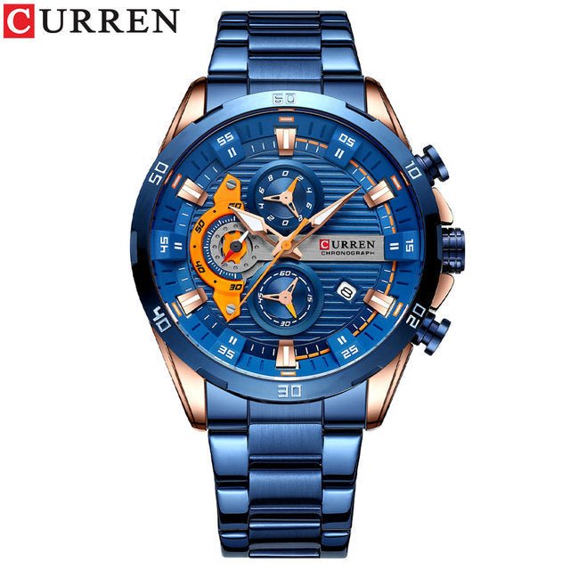RELÓGIO CURREN SPORTS VEGAS - 45% OFF - GARANTIA DE 1 ANO - PRODUTO ORIGINAL. - TechnoLoja