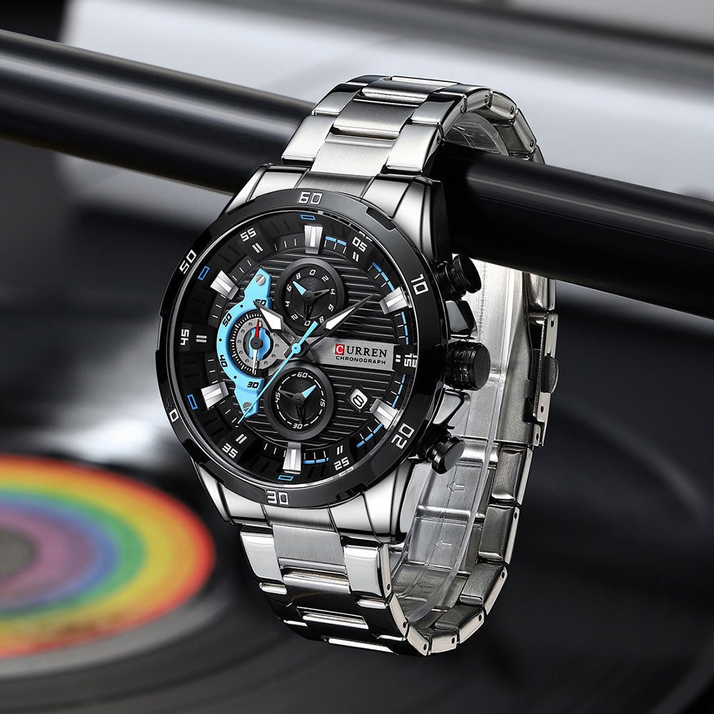 RELÓGIO CURREN SPORTS VEGAS - 45% OFF - GARANTIA DE 1 ANO - PRODUTO ORIGINAL. - TechnoLoja