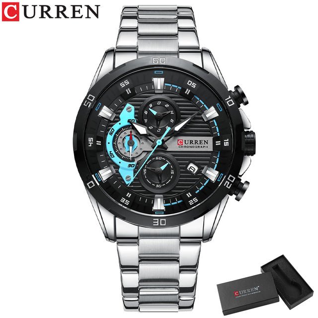RELÓGIO CURREN SPORTS VEGAS - 45% OFF - GARANTIA DE 1 ANO - PRODUTO ORIGINAL. - TechnoLoja
