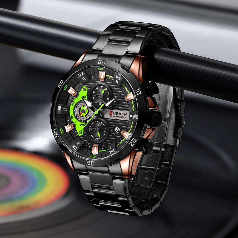 RELÓGIO CURREN SPORTS VEGAS - 45% OFF - GARANTIA DE 1 ANO - PRODUTO ORIGINAL. - TechnoLoja