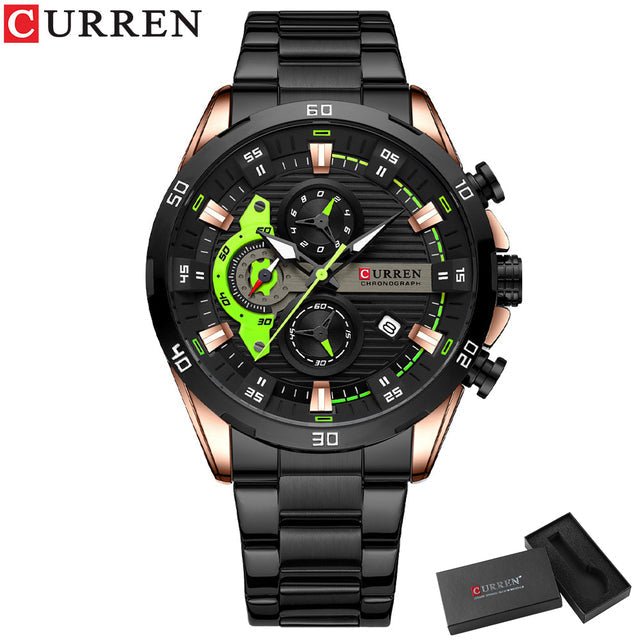 RELÓGIO CURREN SPORTS VEGAS - 45% OFF - GARANTIA DE 1 ANO - PRODUTO ORIGINAL. - TechnoLoja