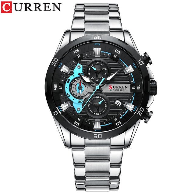 RELÓGIO CURREN SPORTS VEGAS - 45% OFF - GARANTIA DE 1 ANO - PRODUTO ORIGINAL. - TechnoLoja