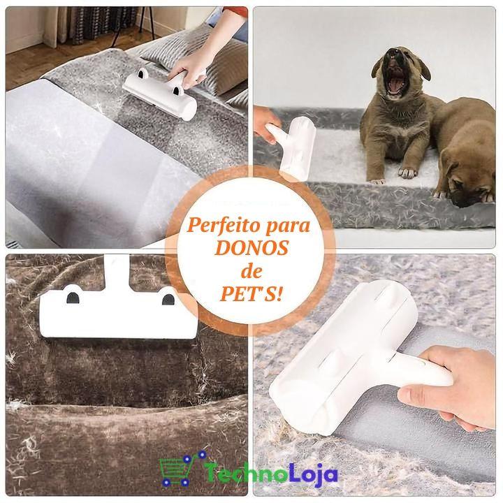 Rolo Removedor de Pelos e Fiapos Pet INSTANTÂNEO - TechnoLoja