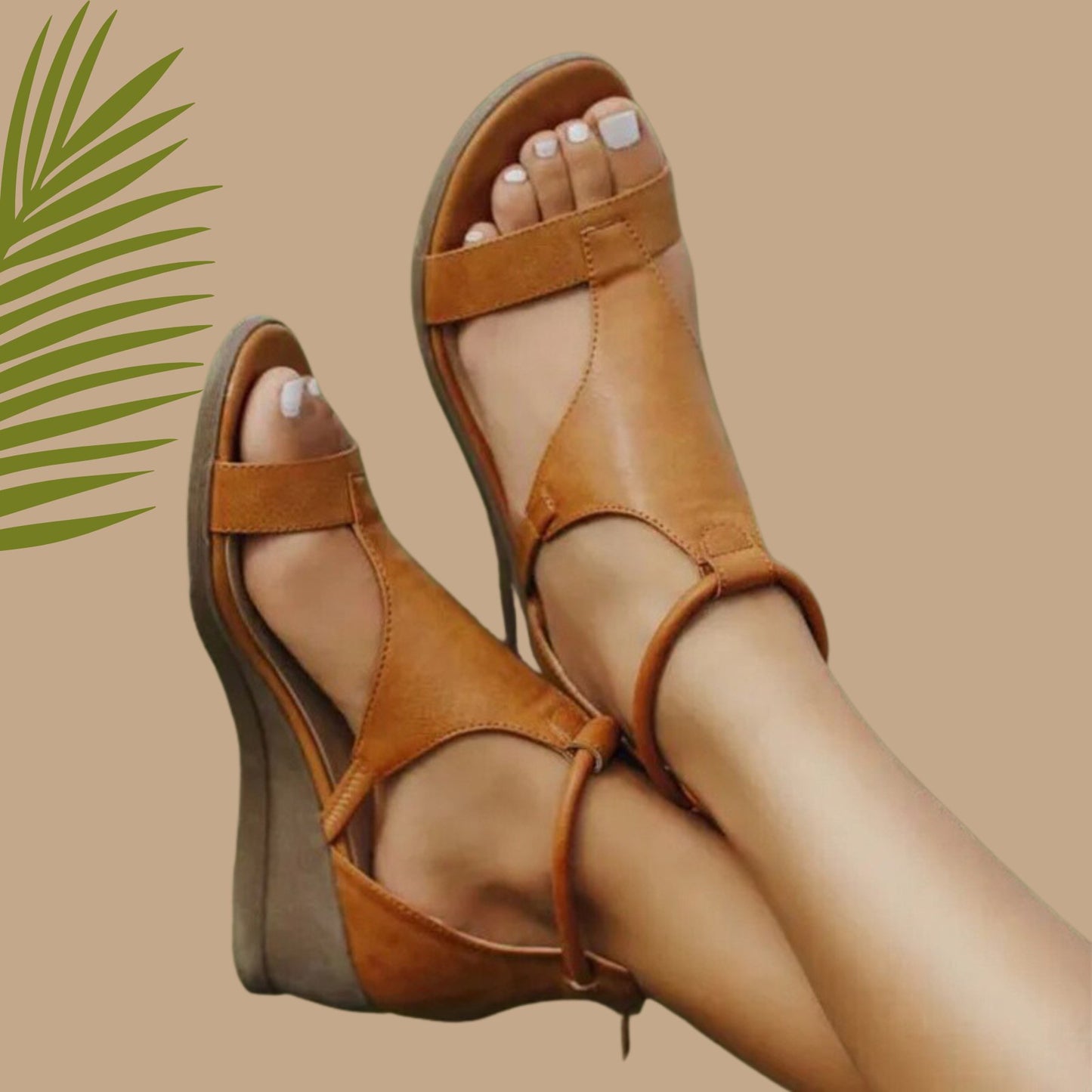 Sandália de Couro Ortopédica - LoveComfort - TechnoLoja