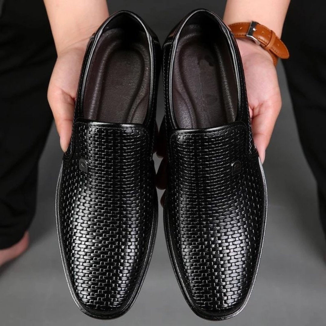 Sapato Masculino de Couro Monograma - Frete Grátis - TechnoLoja