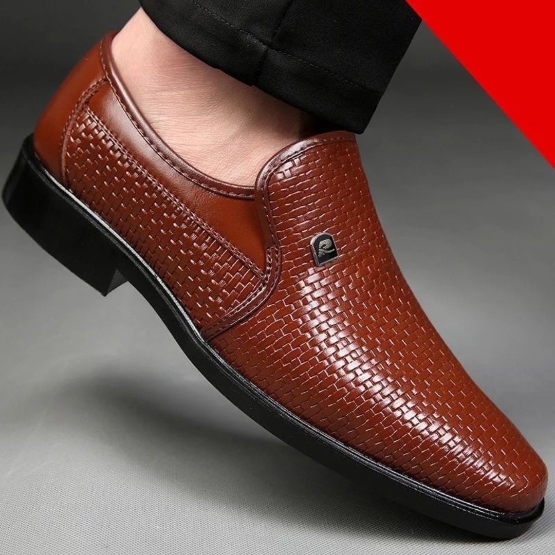 Sapato Masculino de Couro Monograma - Frete Grátis - TechnoLoja