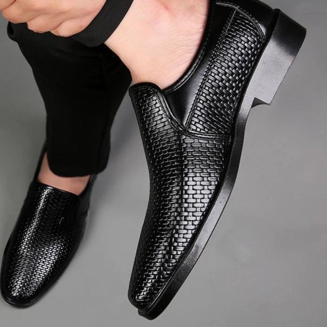 Sapato Masculino de Couro Monograma - Frete Grátis - TechnoLoja