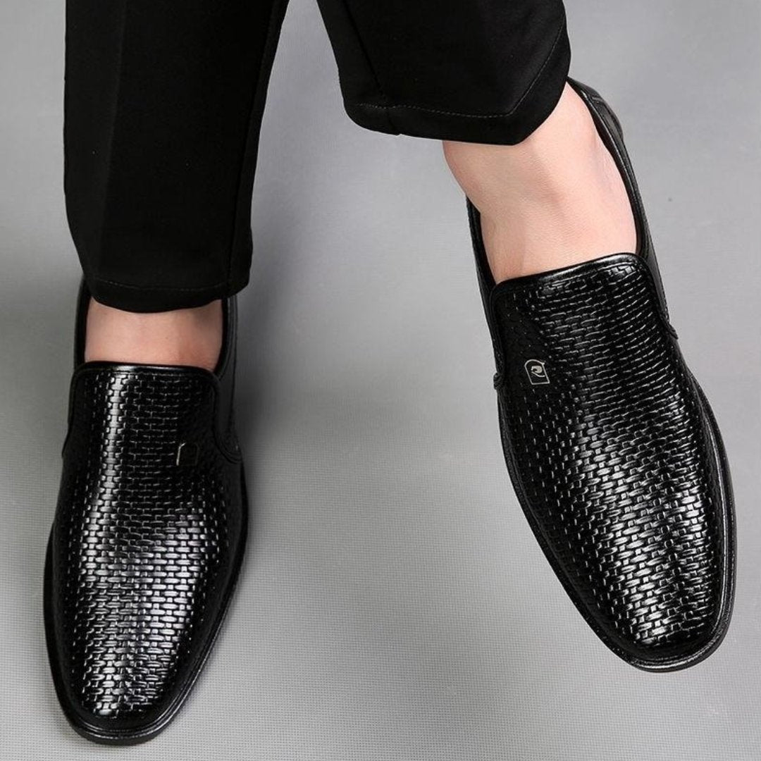Sapato Masculino de Couro Monograma - Frete Grátis - TechnoLoja