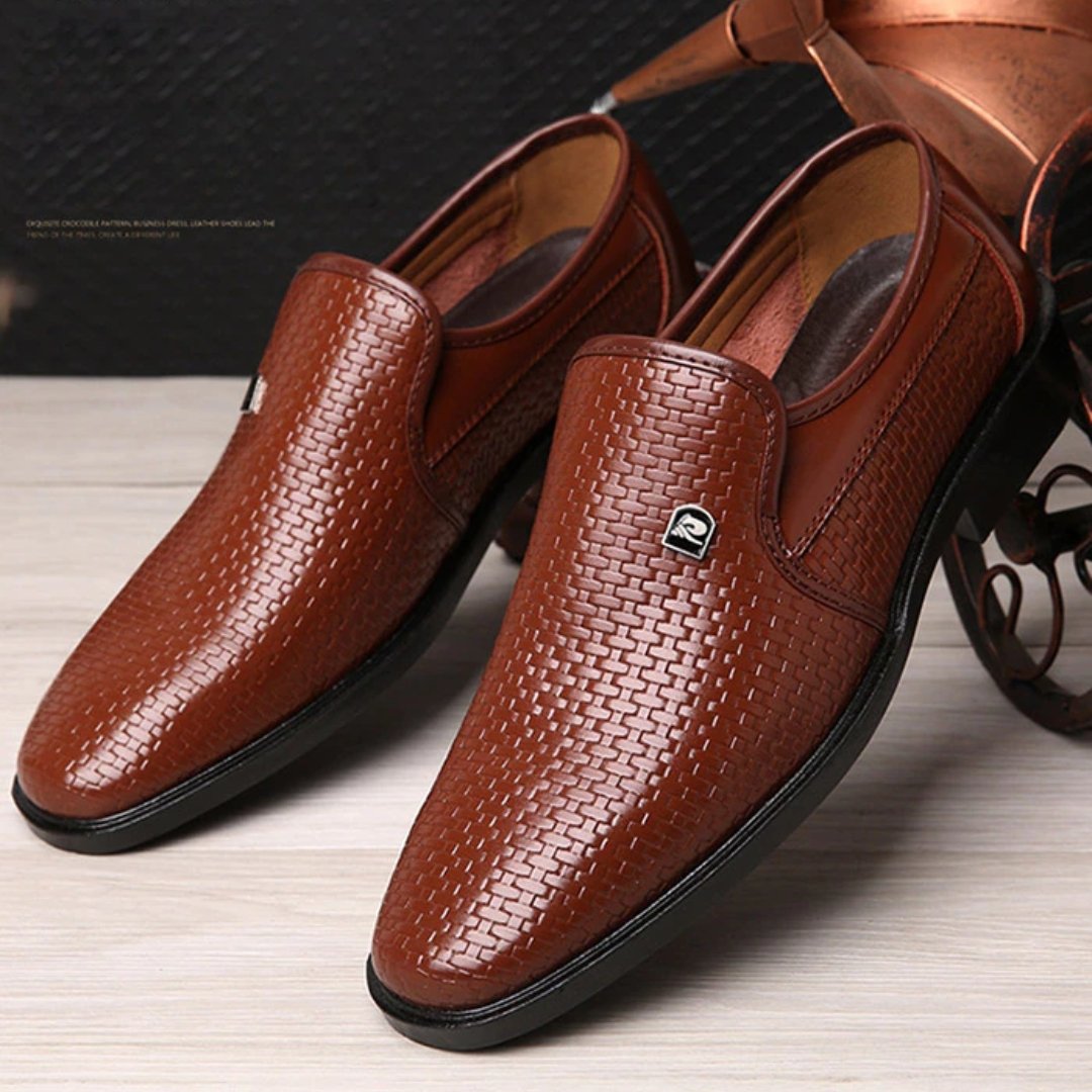 Sapato Masculino de Couro Monograma - Frete Grátis - TechnoLoja