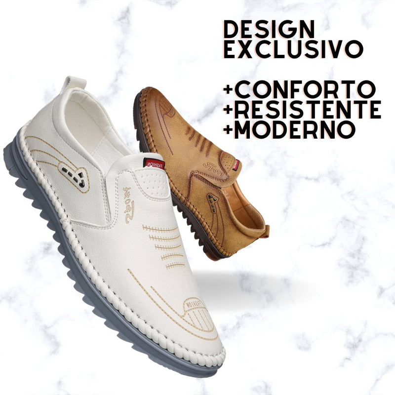 Sapato Masculino Mocassim Sport - Frete Grátis - TechnoLoja