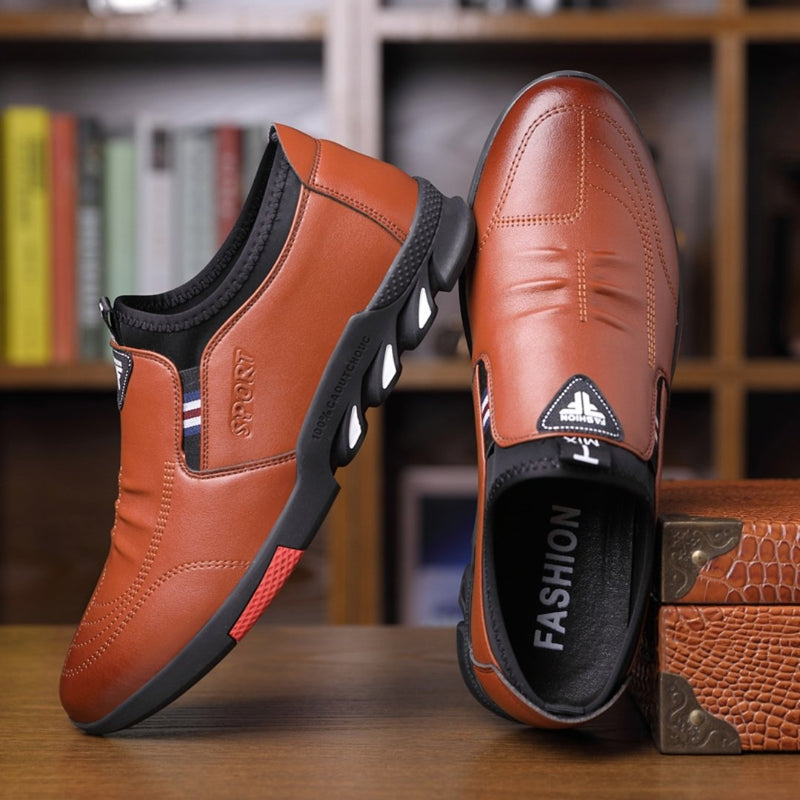 Sapato Masculino Sport de Couro - Frete Grátis - TechnoLoja