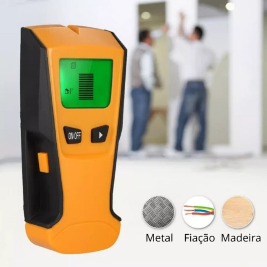 Scanner de Parede - Detector de Tubo, Cano, Água, Pvc, Madeira, Fio, Metal - Frete Grátis - TechnoLoja