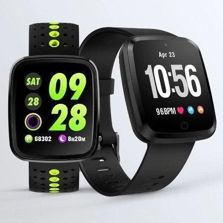 Smartwatch Relógio Eletrônico CF 007 Pró Saúde Retangular - TechnoLoja